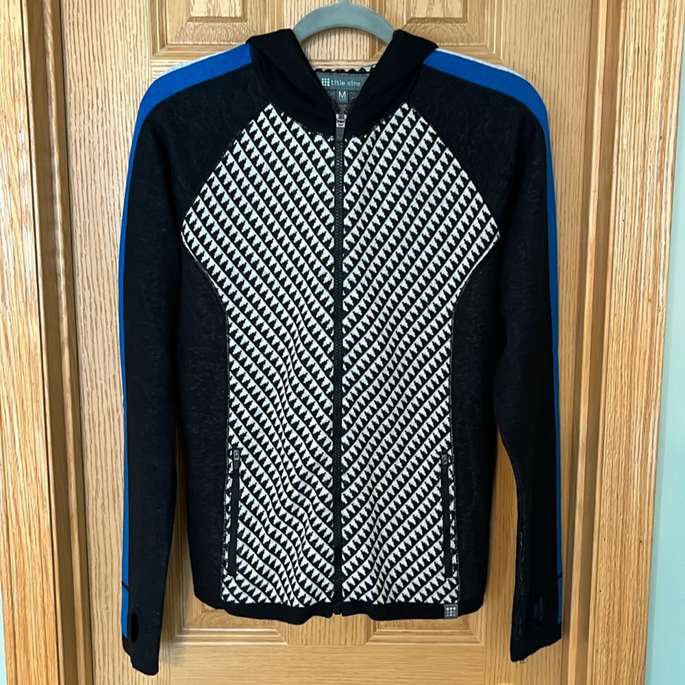Title Nine Super Power full-zip hooded sweater